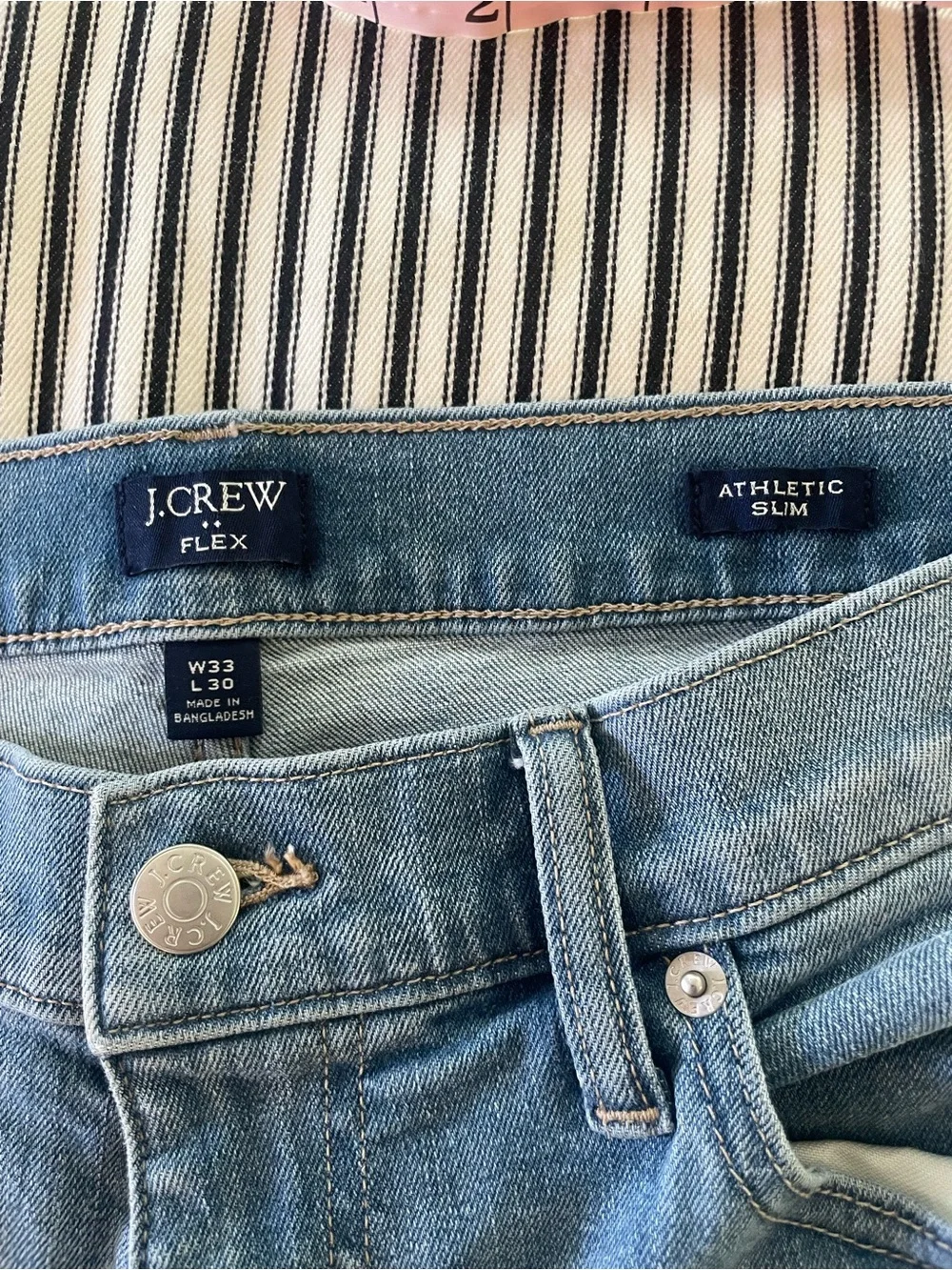 J. Crew Men's Light Wash Slim Straight Jeans